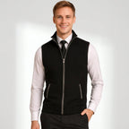 Mieczysław | Męski bezrękawnik dzianinowy na zamek / kamizelka w stylu smart-casual | Rokishi