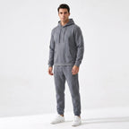 Stefan | Męski zestaw domowy (loungewear) z kapturem, wygodny komplet dwuczęściowy | Rokishi