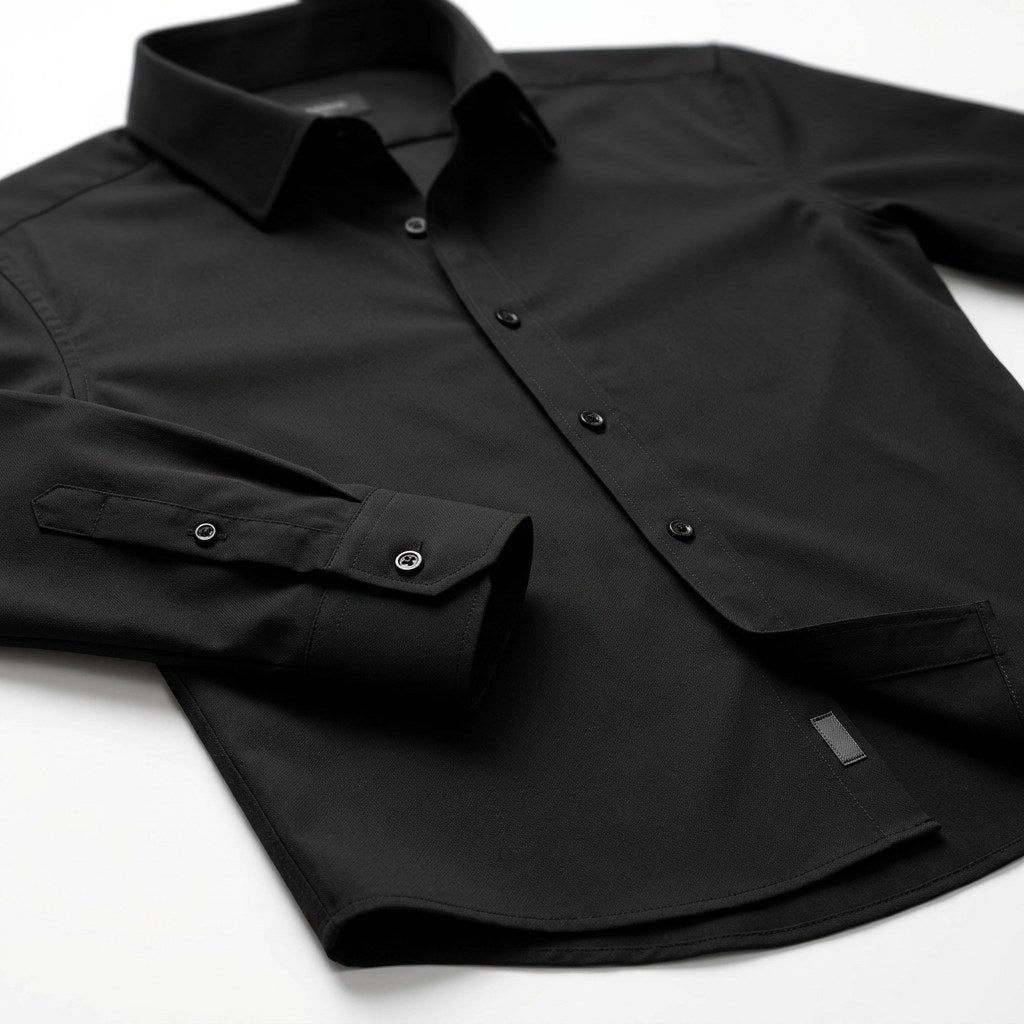 Błażej | Męska koszula typu stretch (krój slim fit), koszula biznesowa odporna na zagniecenia | Rokishi