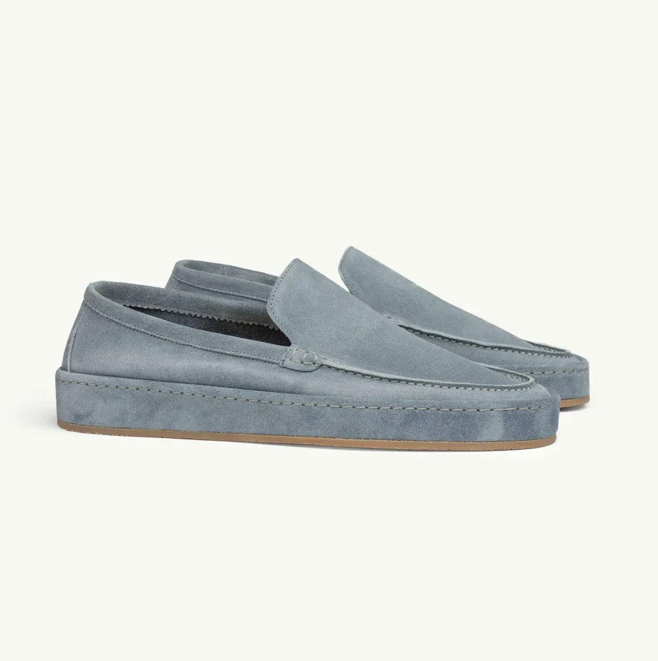 Zbigniew | Męskie wsuwane buty (slippery) z amortyzowaną podeszwą, styl smart-casual | Rokishi