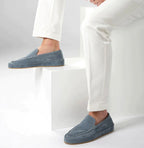 Zbigniew | Męskie wsuwane buty (slippery) z amortyzowaną podeszwą, styl smart-casual | Rokishi
