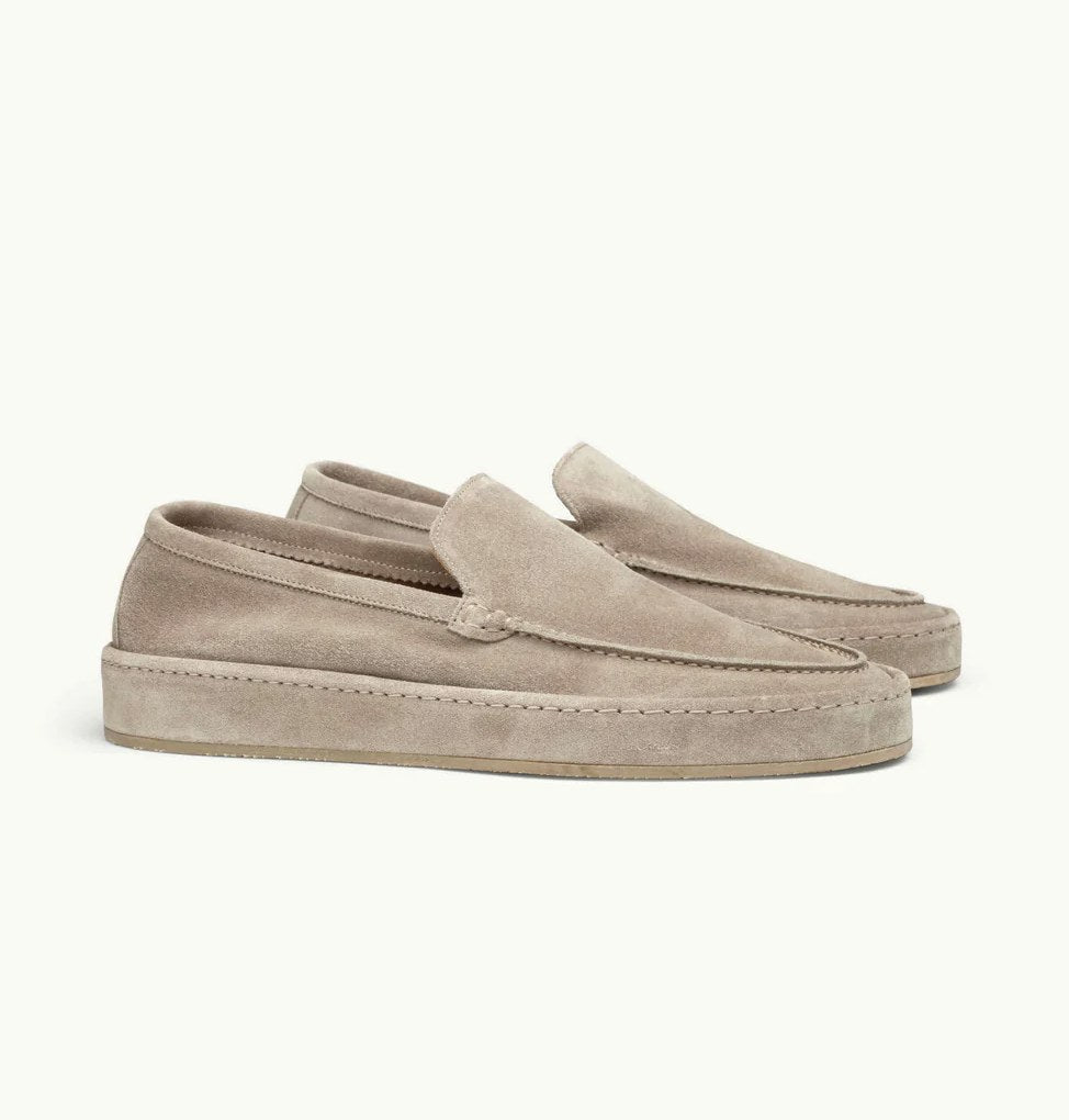 Zbigniew | Męskie wsuwane buty (slippery) z amortyzowaną podeszwą, styl smart-casual | Rokishi