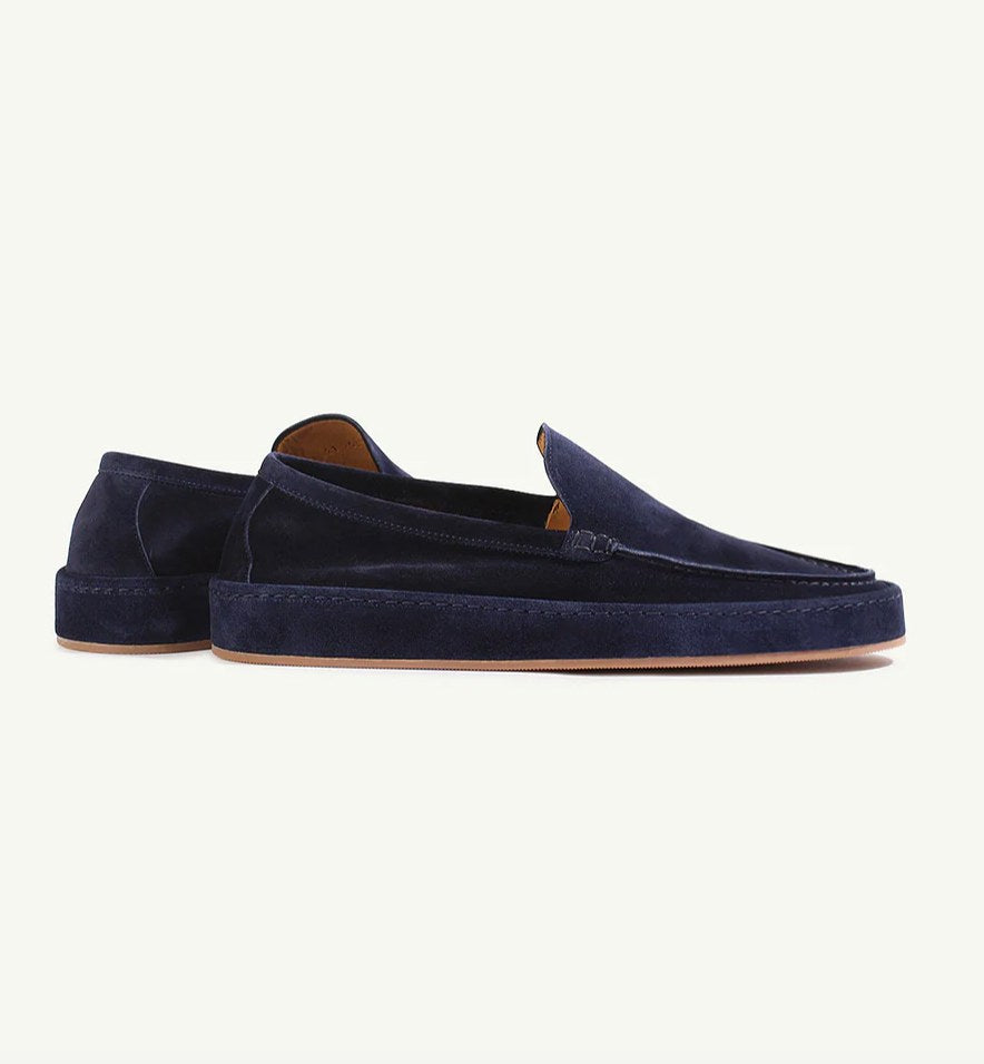 Zbigniew | Męskie wsuwane buty (slippery) z amortyzowaną podeszwą, styl smart-casual | Rokishi