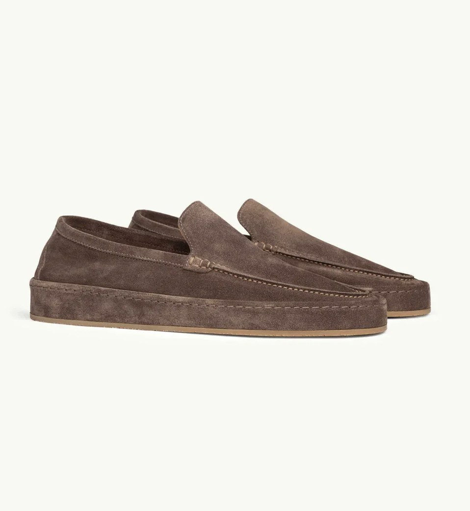 Zbigniew | Męskie wsuwane buty (slippery) z amortyzowaną podeszwą, styl smart-casual | Rokishi
