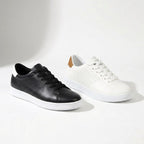 Amadeusz | Męskie sneakersy z perforowanej skóry, oddychające obuwie w stylu smart-casual | Rokishi