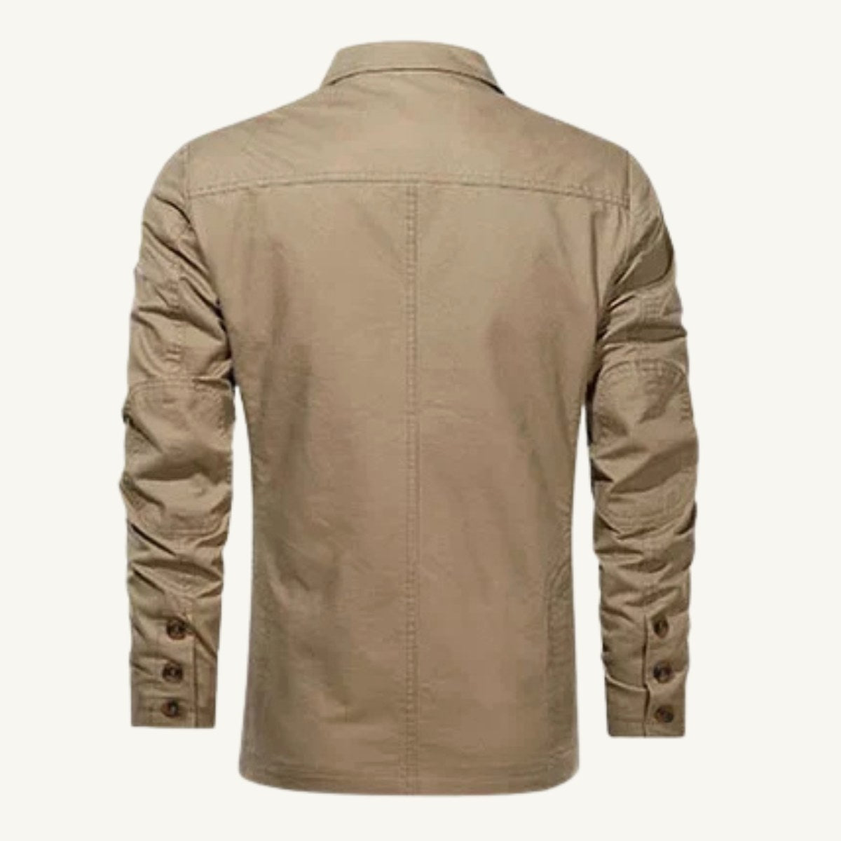 Holden | Męska kurtka, dopasowany krój, na co dzień | Rokishi | Khaki