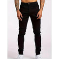 Janusz | Męskie jeansy slim fit, nowoczesne jeansy z elastycznego denimu | Rokishi
