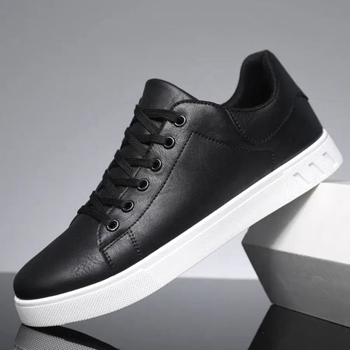 Albert | Męskie sneakersy o niskim profilu, sznurowane, z zaokrąglonym noskiem | Rokishi