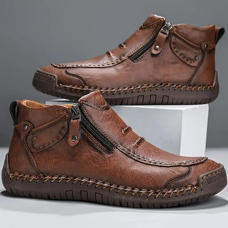 Fabian | Ergonomiczne męskie buty wsuwane, wygodne obuwie na co dzień | Rokishi
