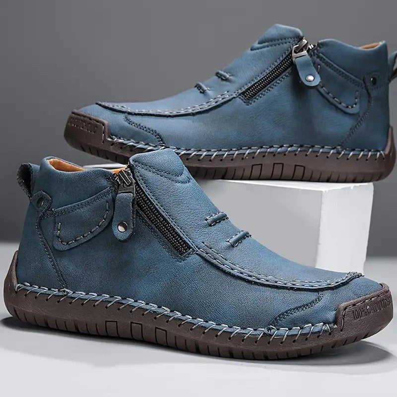 Fabian | Ergonomiczne męskie buty wsuwane, wygodne obuwie na co dzień | Rokishi