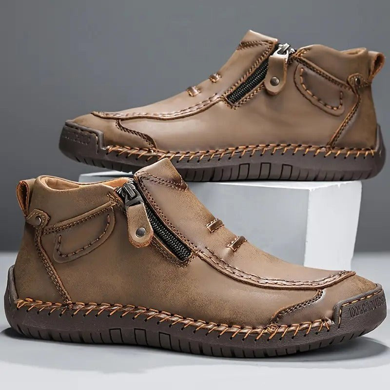 Fabian | Ergonomiczne męskie buty wsuwane, wygodne obuwie na co dzień | Rokishi