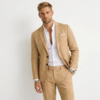 Ryszard | Męski garnitur o kroju slim fit, dopasowany zestaw dwuczęściowy | Rokishi