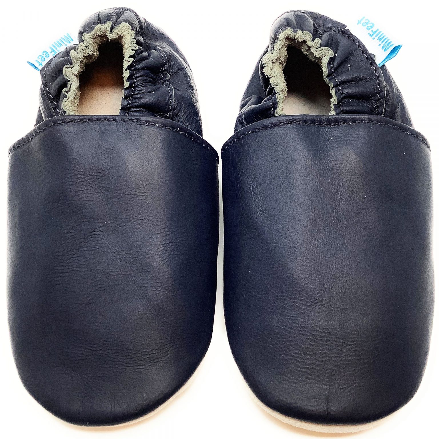 Plain Beige - Soft Leather Baby Shoes - Minifeet