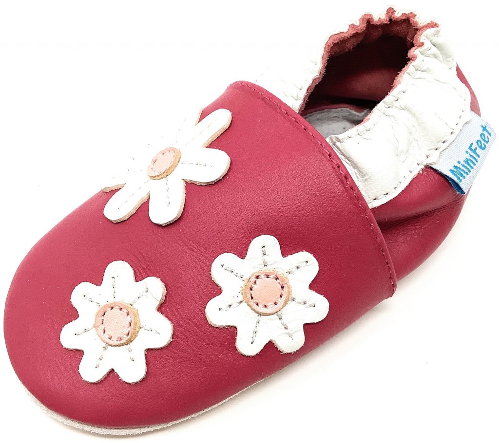 Delightful Daisy Soft Leather Baby Shoes Minifeet