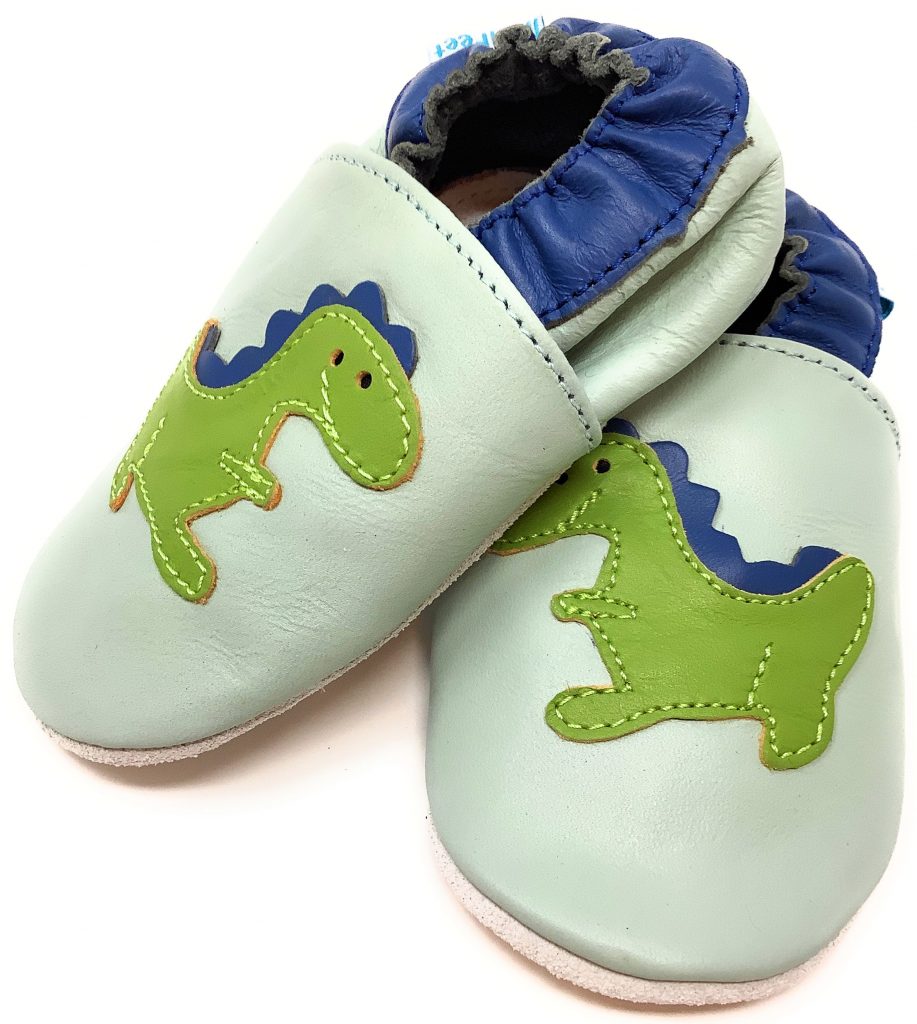 Dinosaur - Soft Leather Baby Shoes - Minifeet