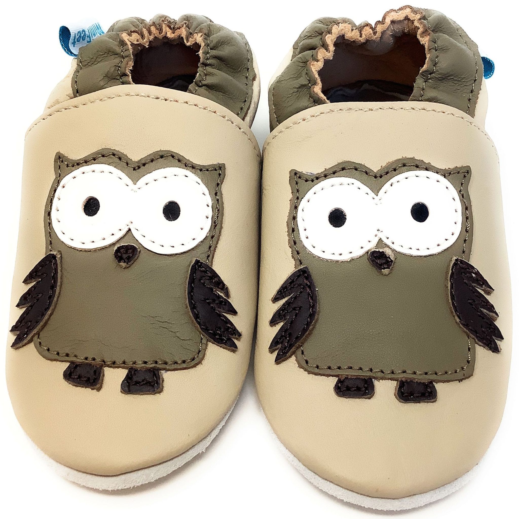 Plain Beige - Soft Leather Baby Shoes - Minifeet